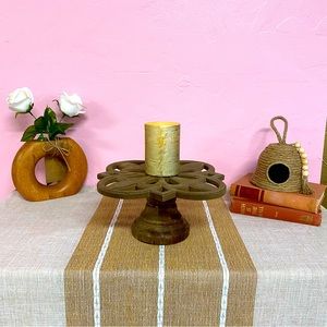 Wood Candle or Plant Stand